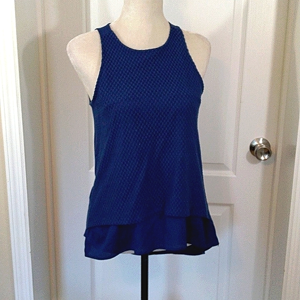 The Limited Blue Tank Top Blouse - Picture 5 of 6